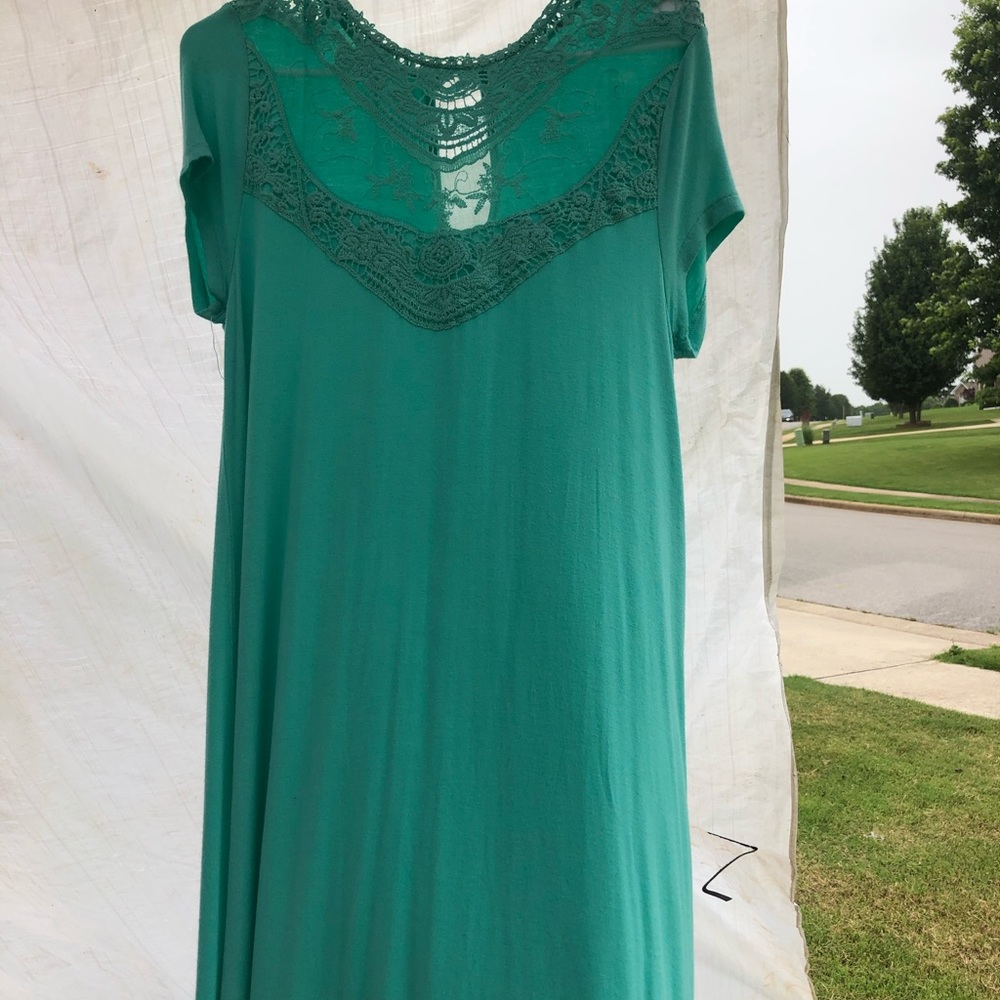 Teal Dress